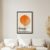 Quadro Decorativo Orange 60x40 Minimalista Fine Art