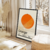 Quadro Decorativo Orange 60x40 Minimalista Fine Art - comprar online