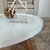Mesa Centro Tray Laqueada Branca Com Vidro 60x35 Cm Casa Uai - comprar online