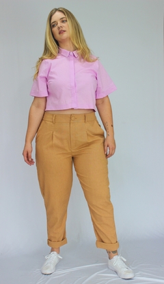 CAMISA CROPPED NITERÓI LILÁS