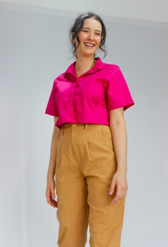 CAMISA CROPPED NITERÓI PINK - comprar online