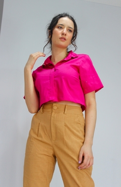 Imagem do CAMISA CROPPED NITERÓI PINK