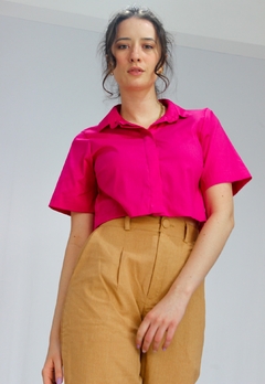 CAMISA CROPPED NITERÓI PINK na internet