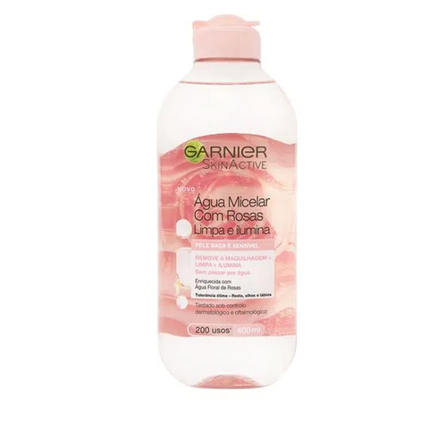 Garnier Skin Active Agua Micelar Rosas 400Ml