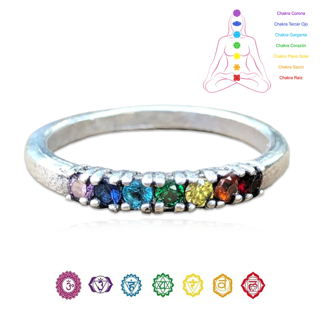 Anillo 7 chakras hotsell