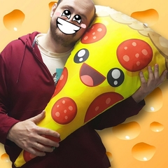 Almofada Gigante Pizza Feliz - comprar online