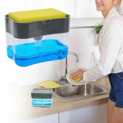 Porta Detergente Dispenser Sabão 2 em 1 para Pia Cozinha - comprar online