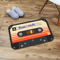 Tapete Fita Cassete K7 Bem-Vindo Retrô Vintage na internet