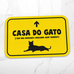 Imagem do Tapete Decorativo Casa do Gato