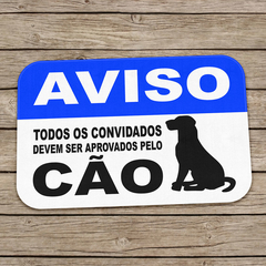 Tapete Decorativo Aprovados pelo Cão