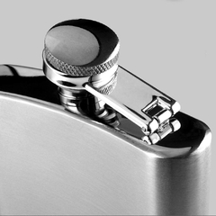 Cantil de Bolso Porta Bebida Whisky aço inox 210ml na internet