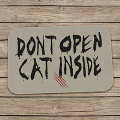 Tapete Decorativo Dont Open Cat Inside twd - loja online