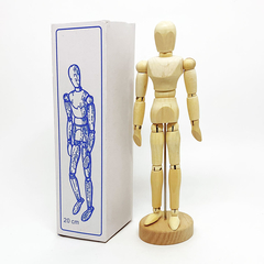 Boneco Manequim Articulado em madeira - 20 cm - La Criativa | Loja De Presentes Criativos, Utilidades Domésticas, Produtos Para Casa