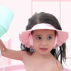 Chapéu de banho para bebês Protege olhos e ouvidos - comprar online