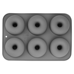 Forma para Mini Donuts Pudins em Silicone 6 Cavidades - loja online