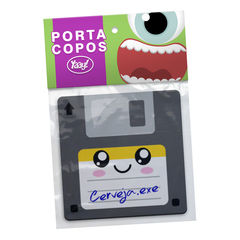 Jogo de Porta Copos Floppy Disk Disquetes Bebidas - 4 peças - La Criativa | Loja De Presentes Criativos, Utilidades Domésticas, Produtos Para Casa