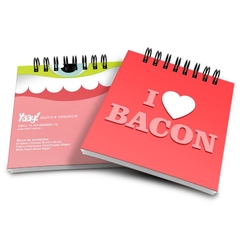 Bloco de Anotações I Love Bacon - comprar online