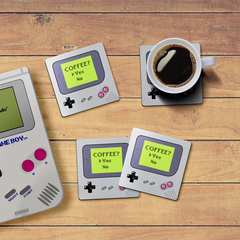 Jogo de Porta Copos Gamer Boy Coffee Yes - 4 peças - comprar online
