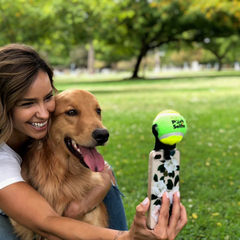 Suporte com Bolinha para Selfie Dog na internet