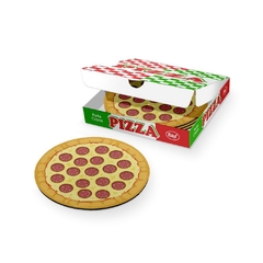 Jogo de Porta Copos Pizza Peperoni - 4 peças - La Criativa | Loja De Presentes Criativos, Utilidades Domésticas, Produtos Para Casa
