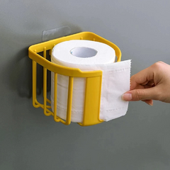 Suporte para Papel Higiênico prático sem furos na parede