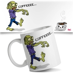 Caneca Zombie Wants Coffee - comprar online