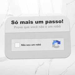 Imagem do Tapete Decorativo Captcha Eu não sou um Robô