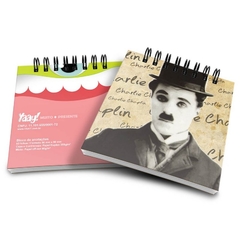 Bloco de Anotações Retrô Charlie Chaplin - comprar online