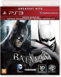 Batman Pacote Duplo Arkham Asylum + Arkham City PS3 Seminovo - comprar online