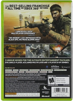 Call of Duty Black Ops Xbox 360 Seminovo - comprar online