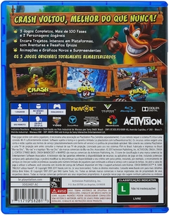 Jogo Crash Bandicoot N. Sane Trilogy - PS4 em Promoção na Americanas