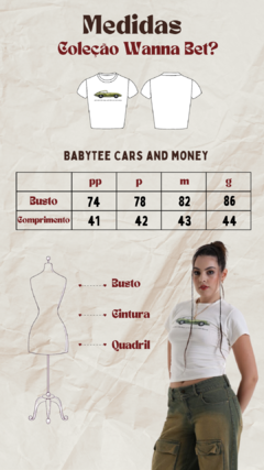 Babytee Cars and money - loja online