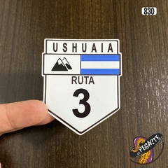 Chapa Ruta 3 - Ushuaia
