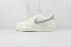 Air Force 1 "Bass White Gray Gold''