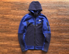 Conjunto Nike Tech Fleece Azul Marinho/Azul Royal