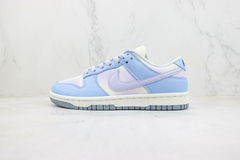 Nike Dunk Low "White Blue Airbrush"