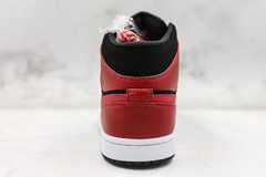 Air Jordan 1 Mid ''Black Red'' - loja online