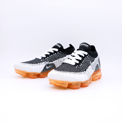 Black white and orange cheap vapormax