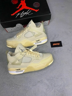 Air Jordan 4 x Off-White "Sail"