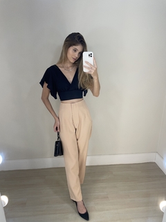 Calça feminina alfaiataria Zara - comprar online