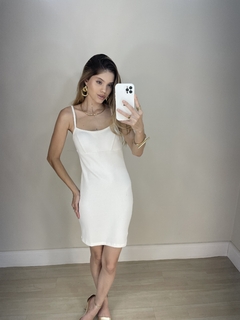 vestido feminino curto canelado - loja online