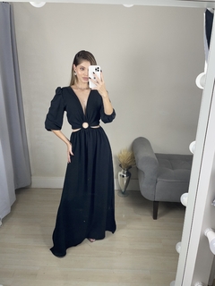 vestido feminino de argola com manga na internet