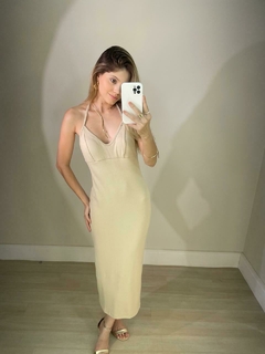 vestido feminino longuete celine - loja online