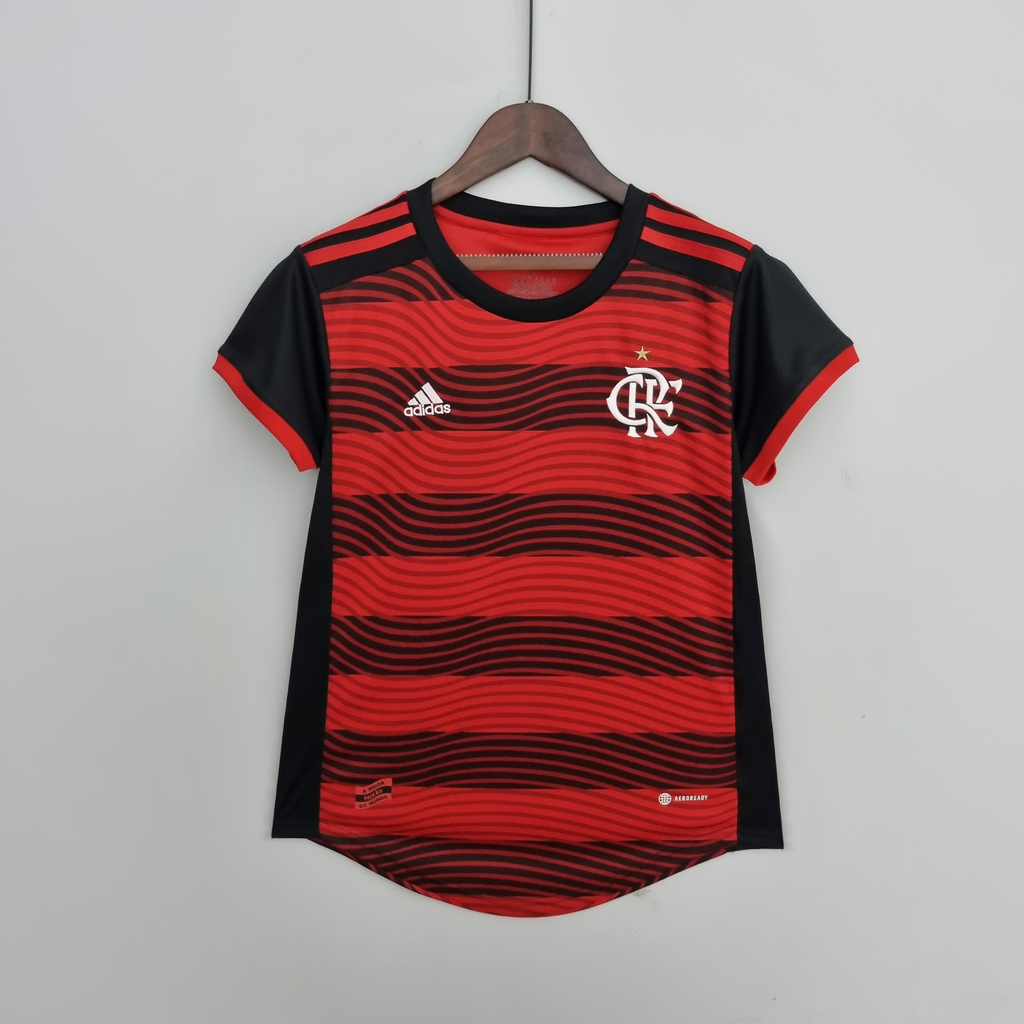 CAMISA FEMININA FLAMENGO I 22 23 BABYLOOK