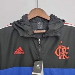 CORTA VENTO FLAMENGO 2023 PRETO - AGASALHO - comprar online