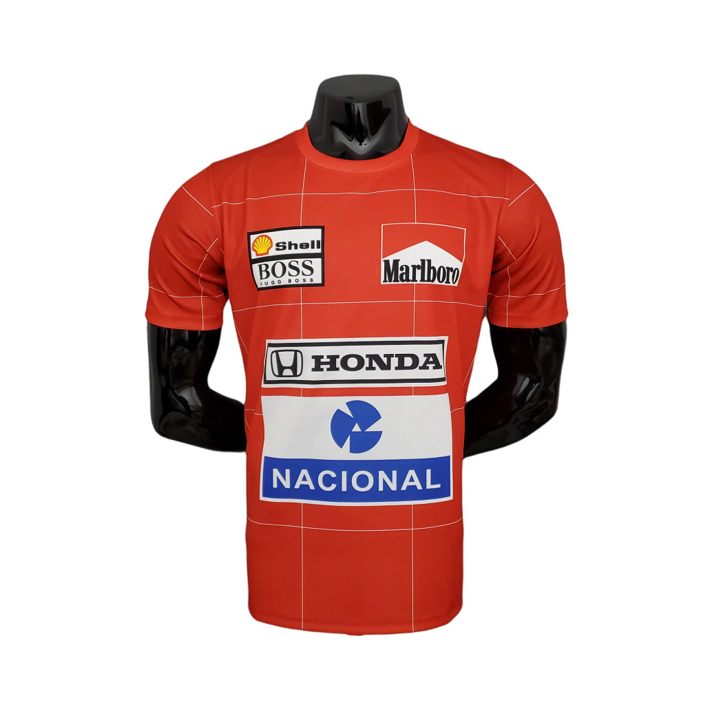 CAMISA RETRO MCLAREN F1 SENNA Camisa 12 Store