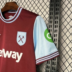 CAMISA WEST HAM HOME 24/25 na internet