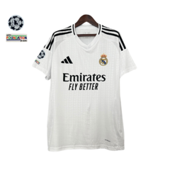 CAMISA REAL MADRID HOME 24/25 - PATCH UEFA + CHAMPIONS LEAGUE - comprar online