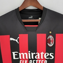 CAMISA MILAN HOME 22/23 + PATCH SERIE A na internet