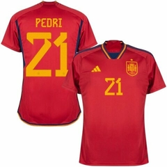 CAMISA ESPANHA HOME 22/23 PEDRI #21